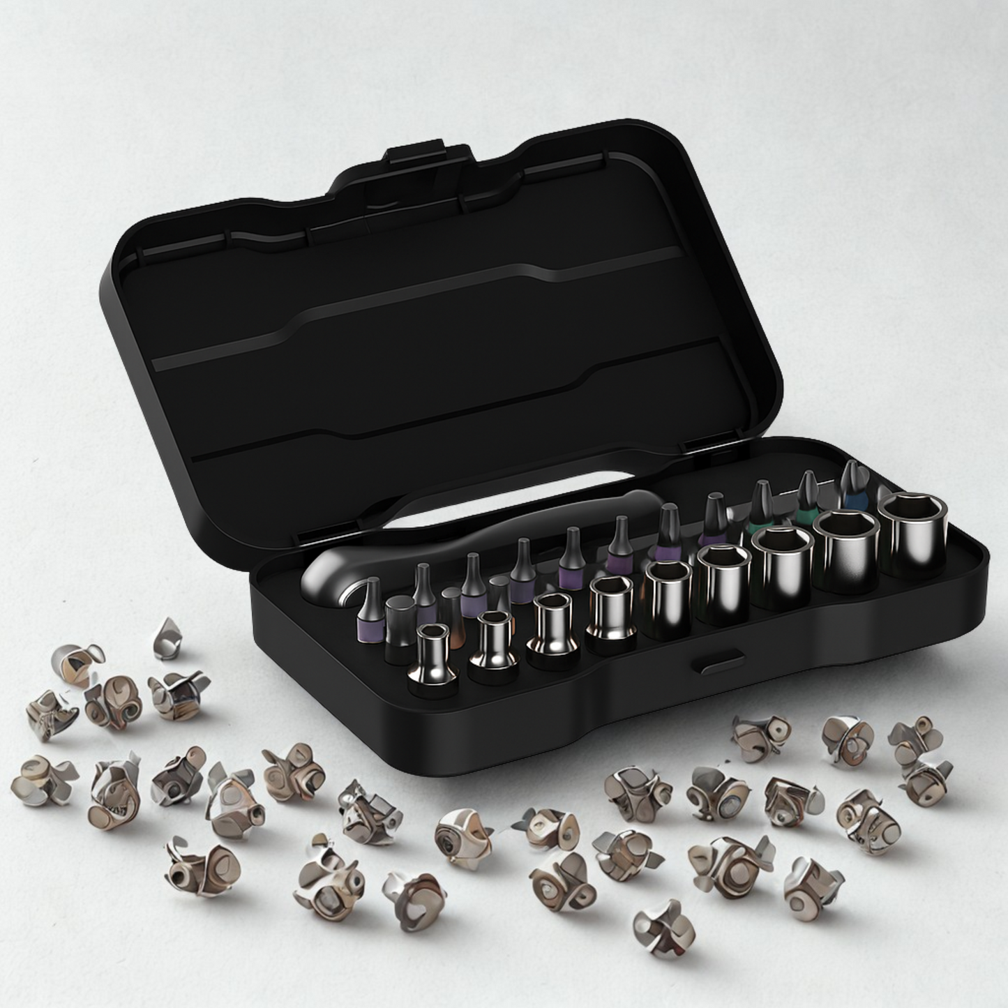 24-in-1 Ratchet Screwdriver Set with Handle | Multi Bit Screwdriver Kit | Repair Tool Set