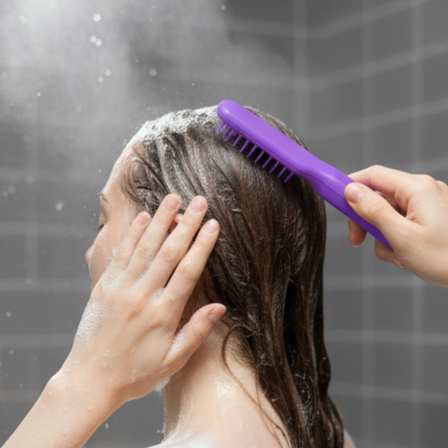 Electric Detangling Brush | Scalp Massage Hair Brush | Gentle Hair Detangler for All Hair Types