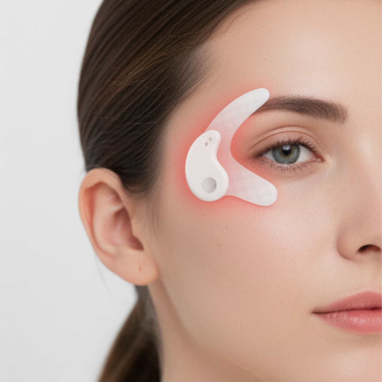 Under Eye Red Light Therapy Device | Eye Massager for Dark Circles | Puffiness Treatment