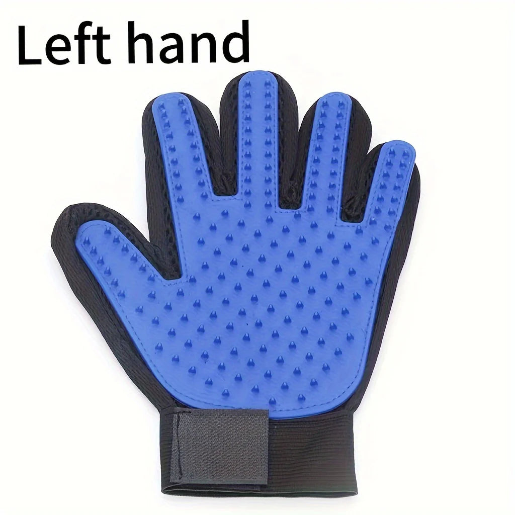 Easy hair removal glove for pets shedding control