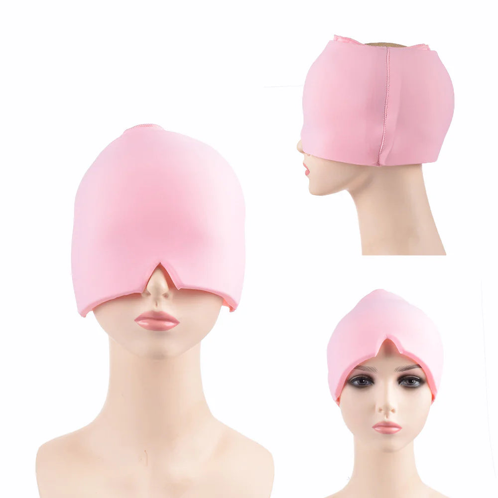 Ice Eye Mask for Headache Relief | Gel Cold Pack | Migraine & Stress Relief