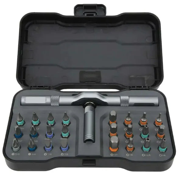 24-in-1 Ratchet Screwdriver Set with Handle | Multi Bit Screwdriver Kit | Repair Tool Set