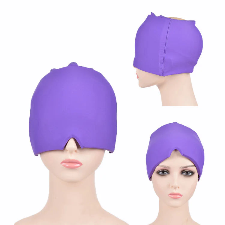 Ice Eye Mask for Headache Relief | Gel Cold Pack | Migraine & Stress Relief