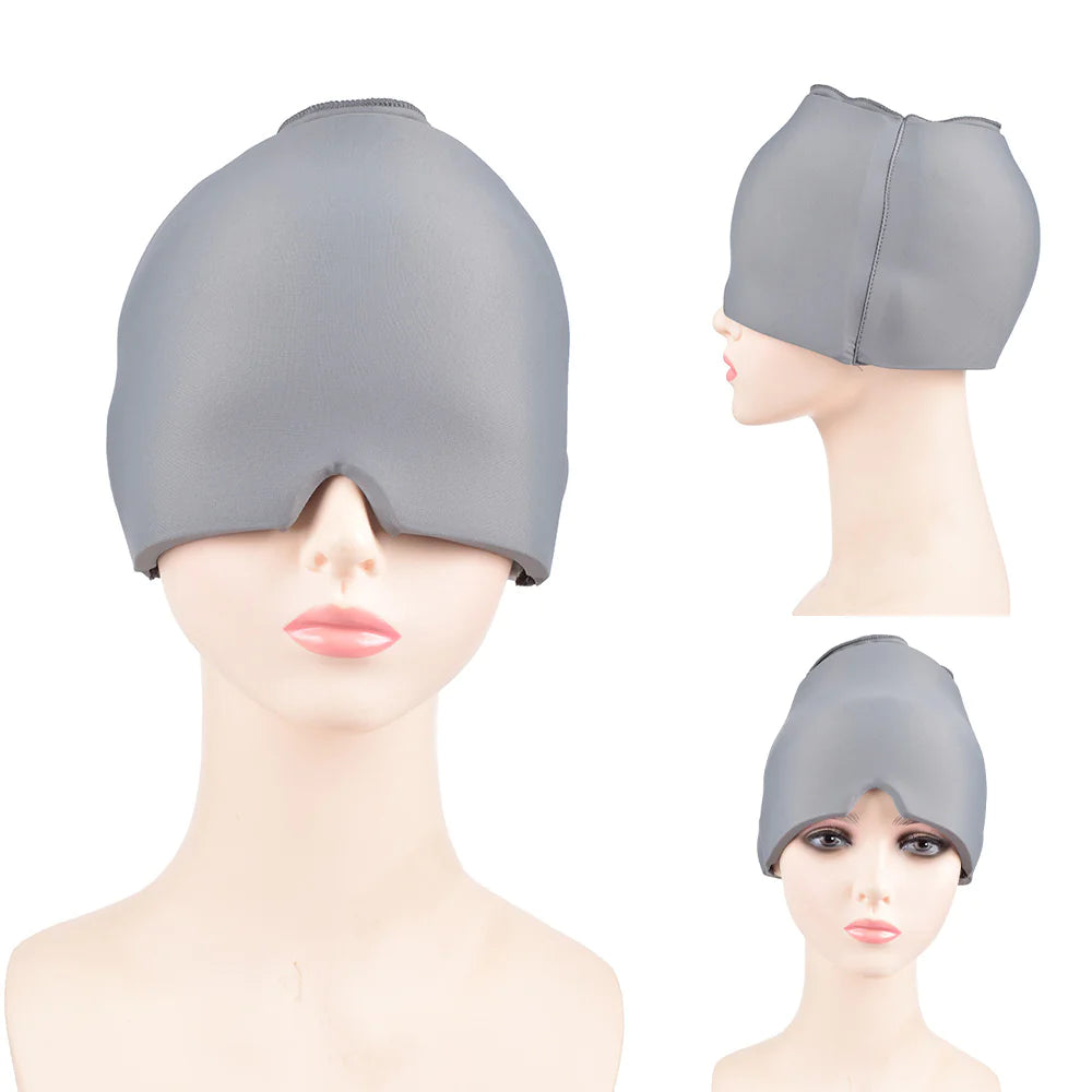 Ice Eye Mask for Headache Relief | Gel Cold Pack | Migraine & Stress Relief
