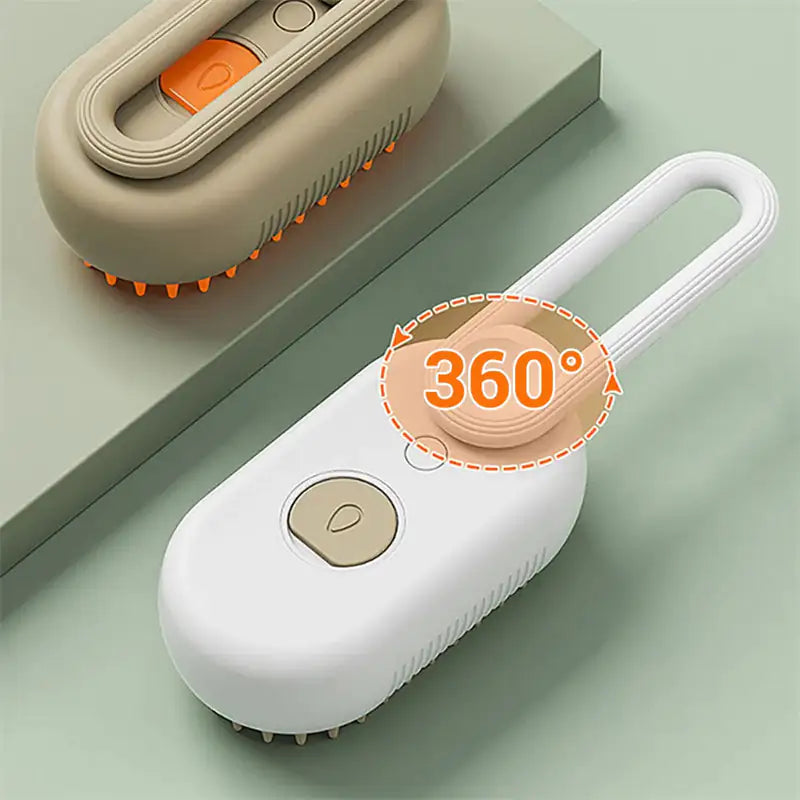 Electric Pet Brush 3-in-1 | Steam Grooming, Hair Removal & Massage for Cats & Dogs