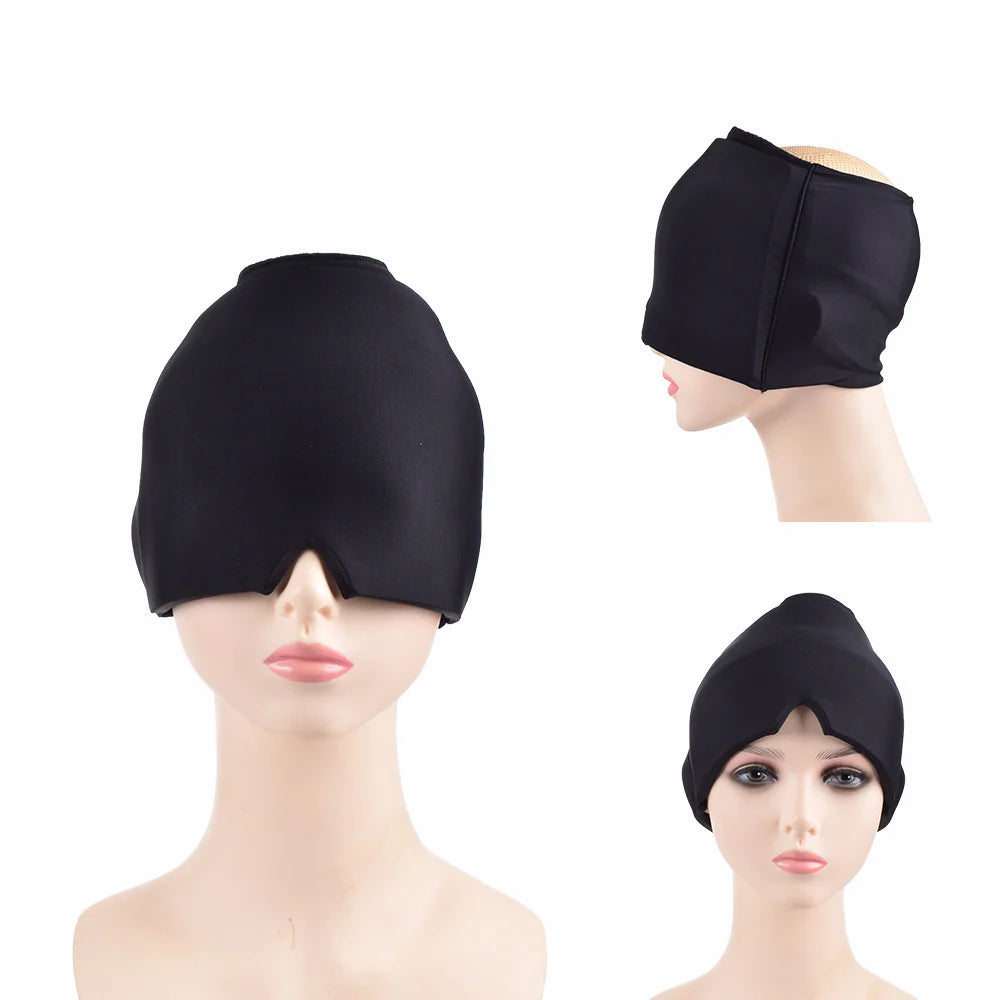 Ice Eye Mask for Headache Relief | Gel Cold Pack | Migraine & Stress Relief
