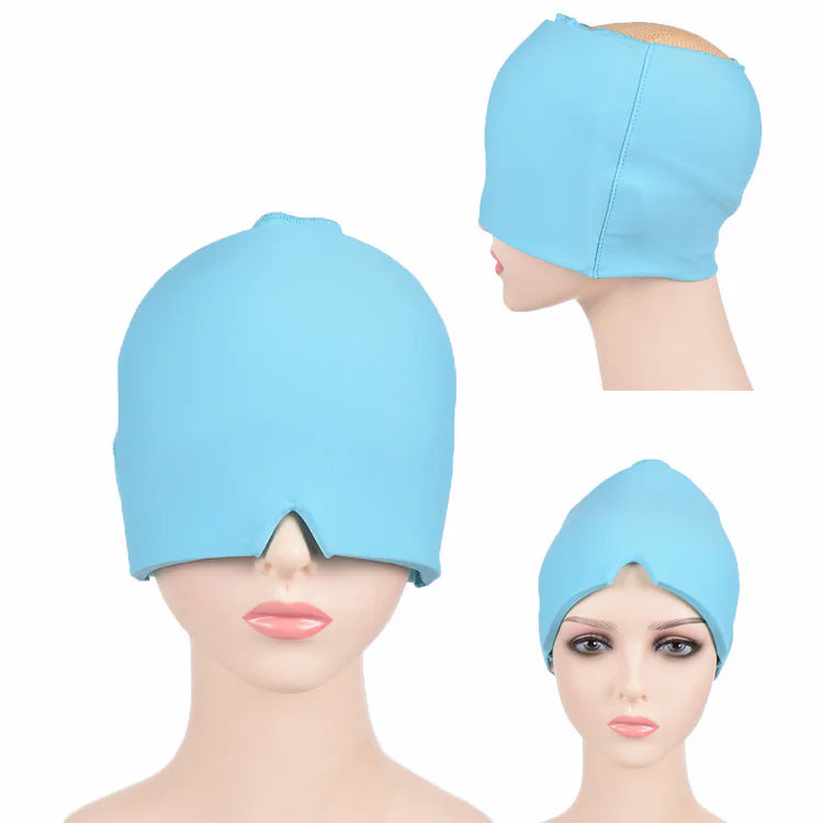 Ice Eye Mask for Headache Relief | Gel Cold Pack | Migraine & Stress Relief