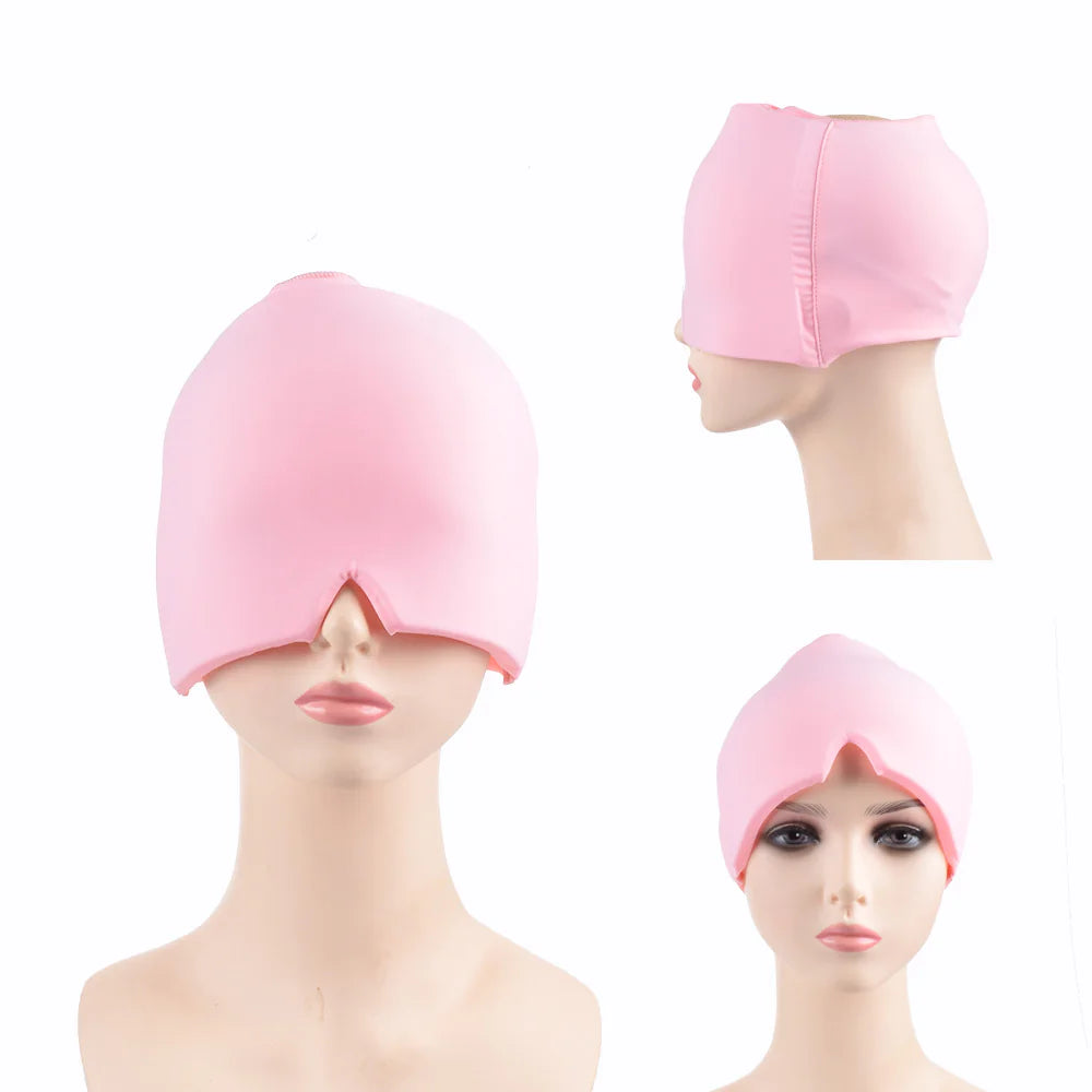 Ice Eye Mask for Headache Relief | Gel Cold Pack | Migraine & Stress Relief